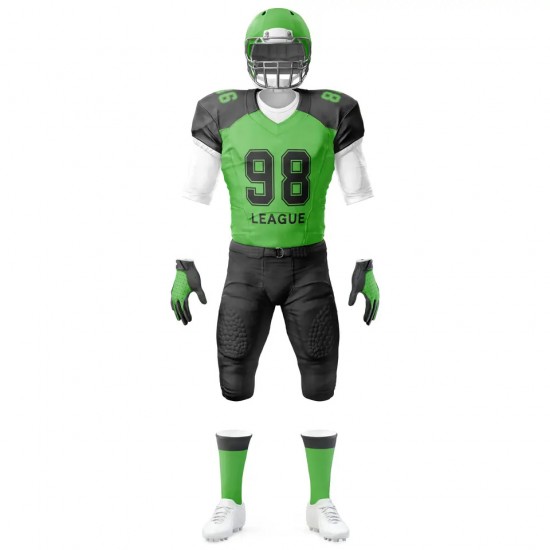 Full Customize American Football Uniform 7V7 Uniform American Football Jersey Pants With Pads