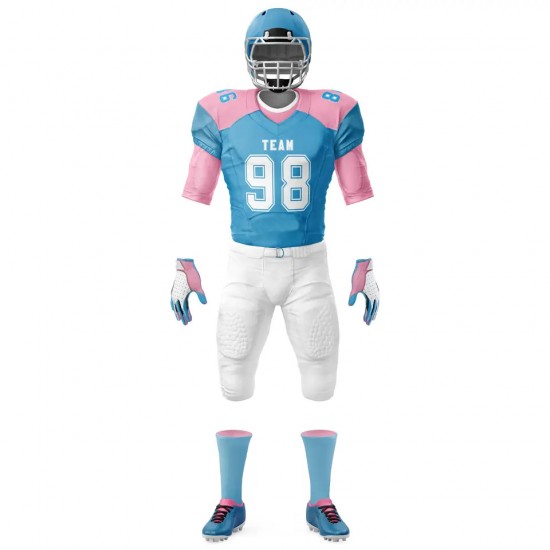 Full Customize American Football Uniform 7V7 Uniform American Football Jersey Pants With Pads